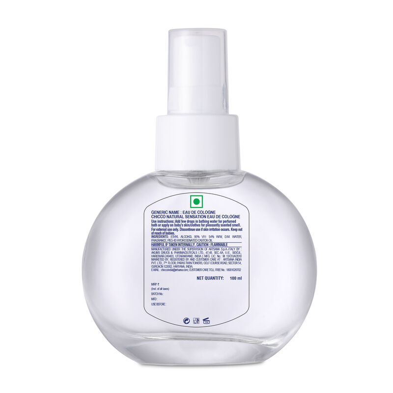 Natural Sensation Eau De Cologne 100 ml | Mild Baby Fragrance image number 1